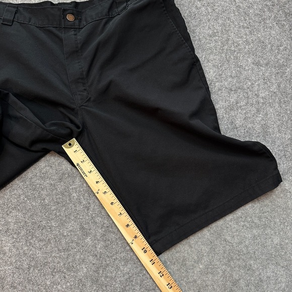 Dickies Brand Work Shorts Mens 38 Black Loose Cell Phone Pocket Back - Picture 7 of 9